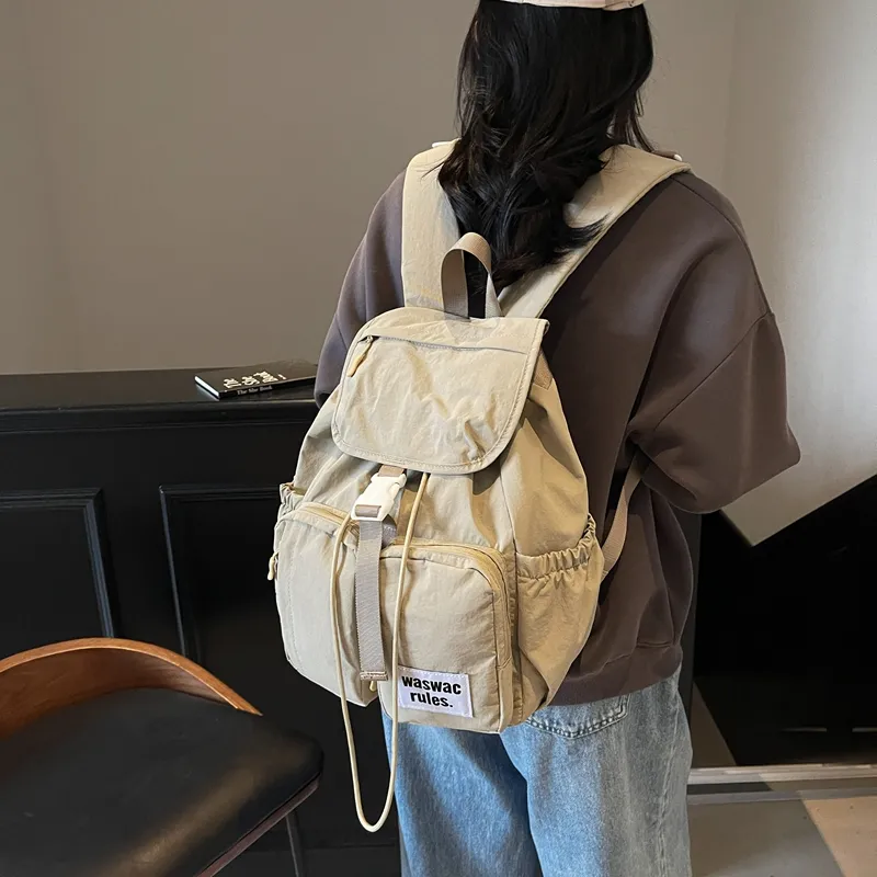 Morellybear Fabric Backpack Women's Multicolor-38