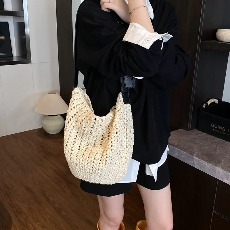 Morellybear PU Shoulder Bag Regular Women's Beige-4