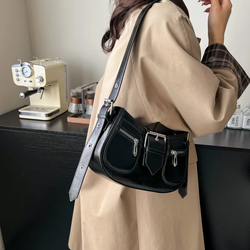Morellybear PU Shoulder Bag Crossbody Bag Regular Women's Multicolor-3