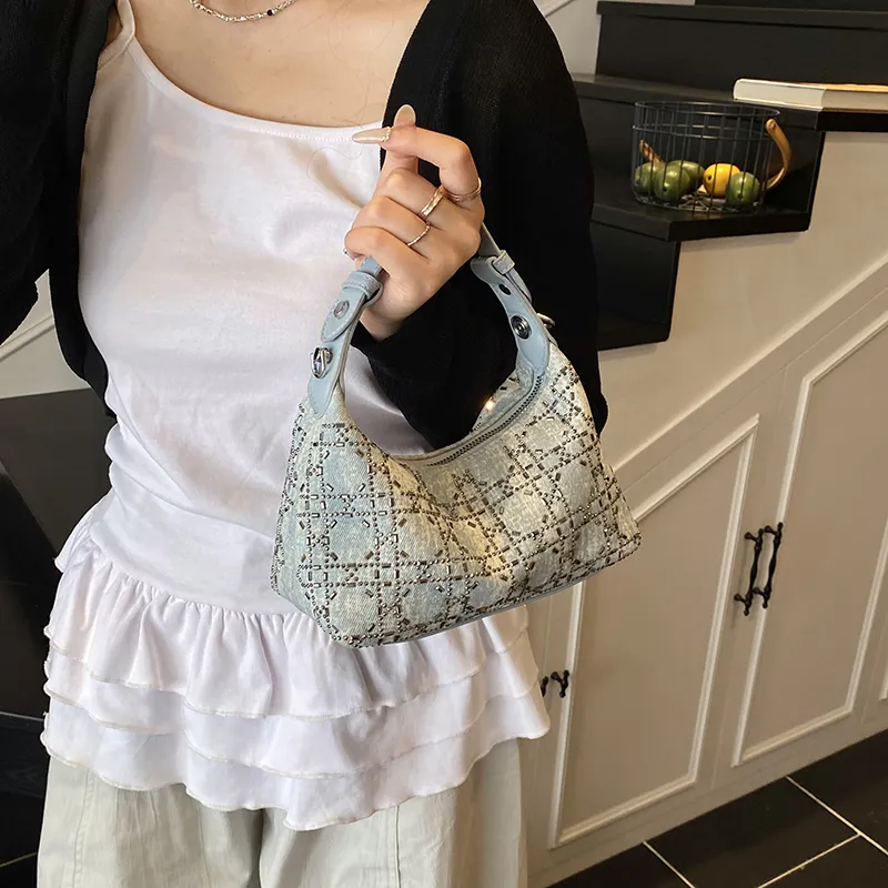 Morellybear PU Crossbody Handbag Women's Blue-1