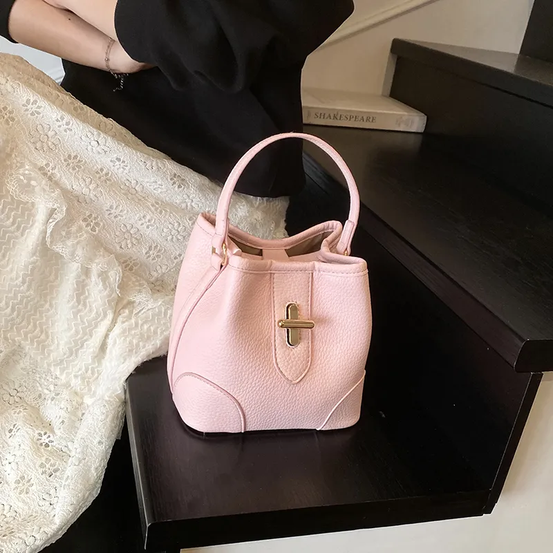 Morellybear PU Crossbody One Shoulder Handbag Women's White/Pink/Yellow/Blue/Black-11