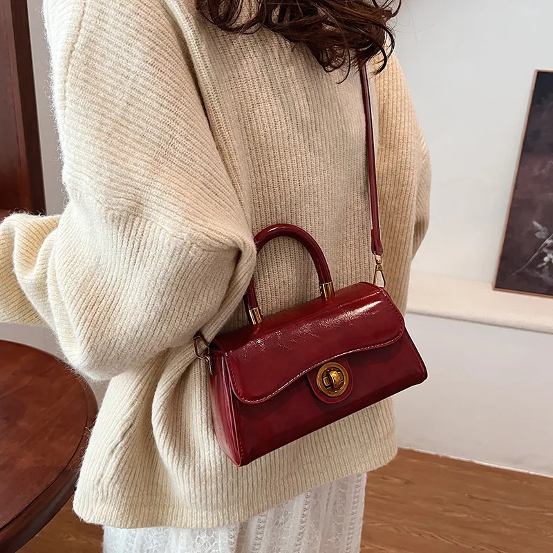 Morellybear PU Crossbody One Shoulder Handbag Women's Multicolor-14