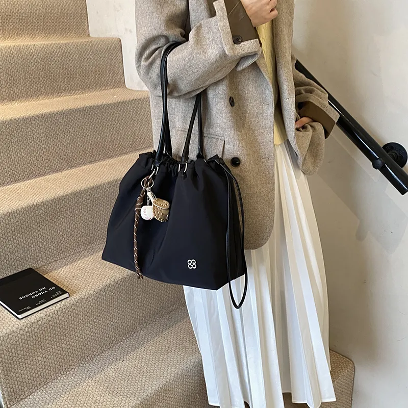 Morellybear PU Handbag, Shoulder Bag Regular Women's Black/White/Brown/Khaki-5