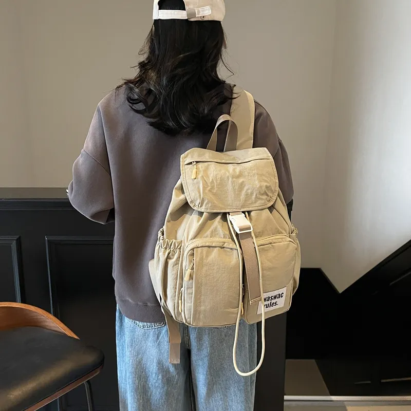 Morellybear Fabric Backpack Women's Multicolor-37