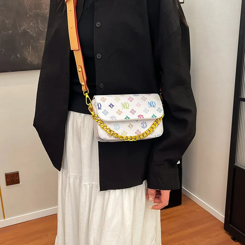 Morellybear PVC Crossbody Bag Women's Multicolor/Coffee-2