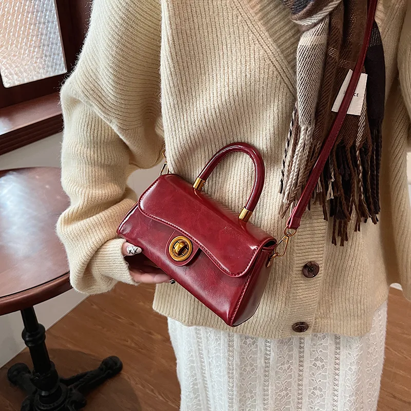 Morellybear PU Crossbody One Shoulder Handbag Women's Multicolor-12