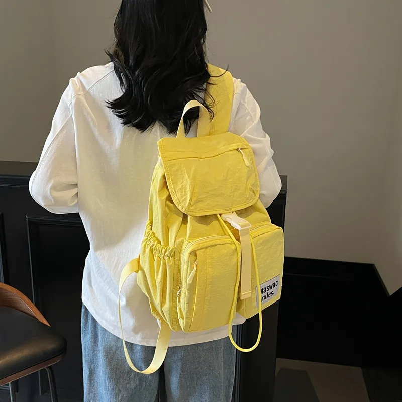 Morellybear Fabric Backpack Women's Multicolor-24