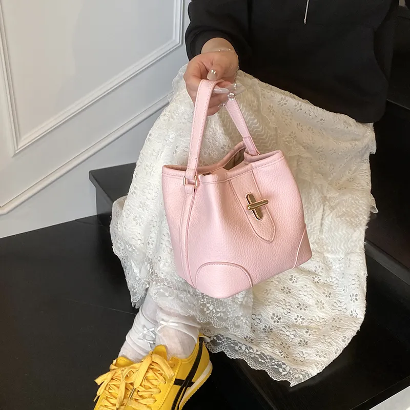 Morellybear PU Crossbody One Shoulder Handbag Women's White/Pink/Yellow/Blue/Black-13