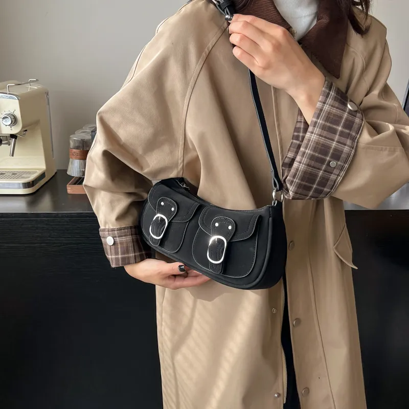 Morellybear PU Crossbody Bag Regular Women's Brown/Black/Pink/White/Khaki-9
