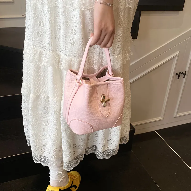 Morellybear PU Crossbody One Shoulder Handbag Women's White/Pink/Yellow/Blue/Black-10
