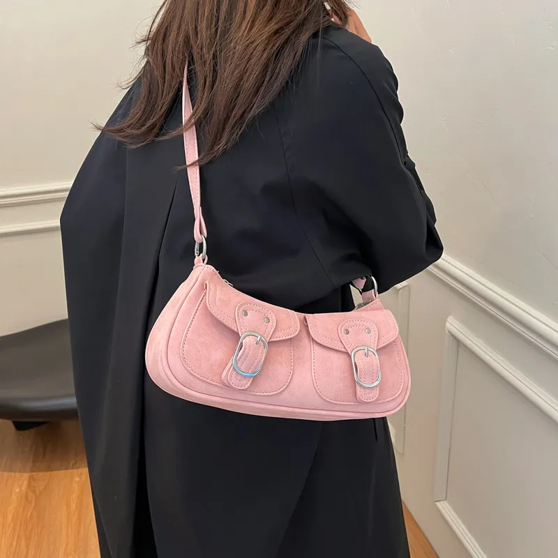 Morellybear PU Crossbody Bag Regular Women's Brown/Black/Pink/White/Khaki-16