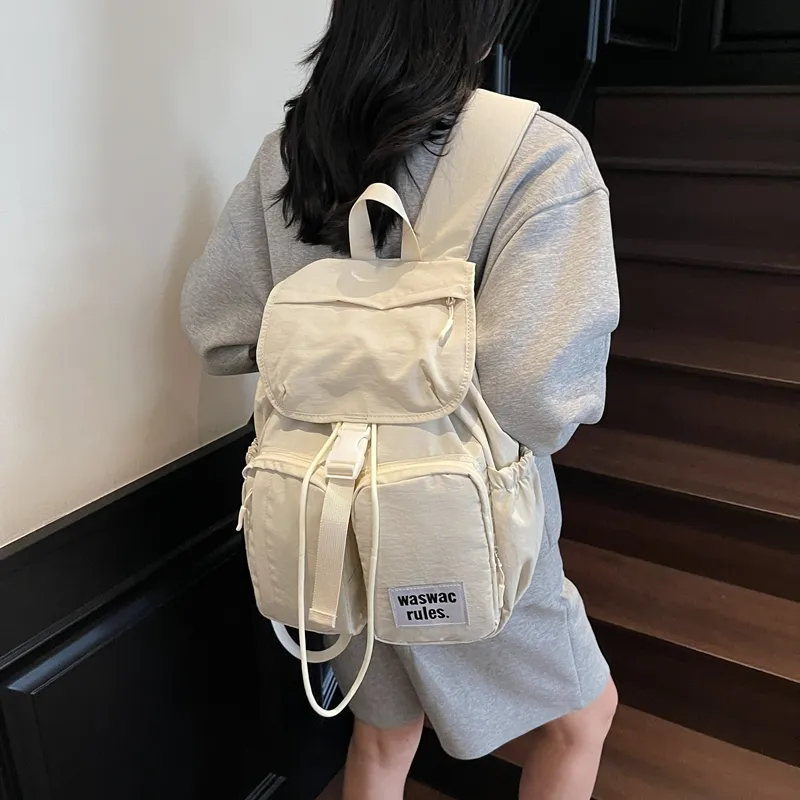 Morellybear Fabric Backpack Women's Multicolor-10