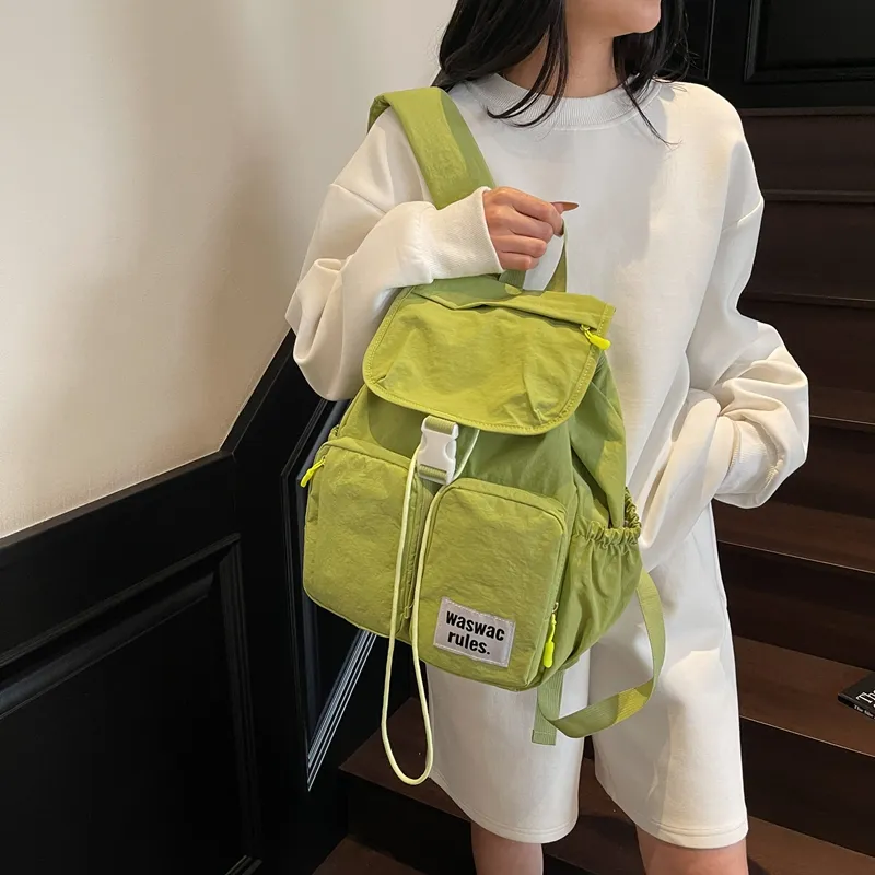 Morellybear Fabric Backpack Women's Multicolor-15