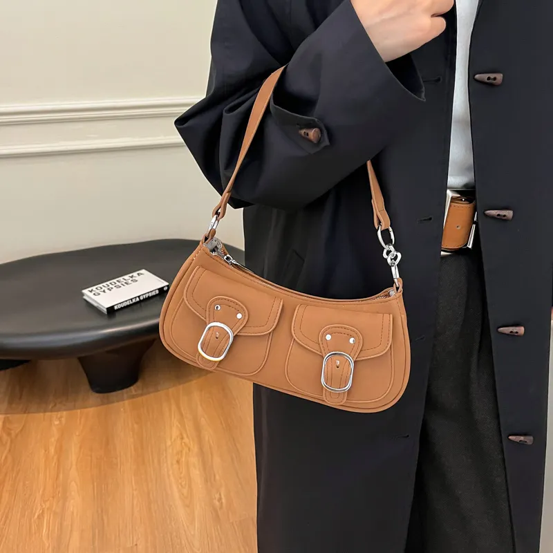 Morellybear PU Crossbody Bag Regular Women's Brown/Black/Pink/White/Khaki-1