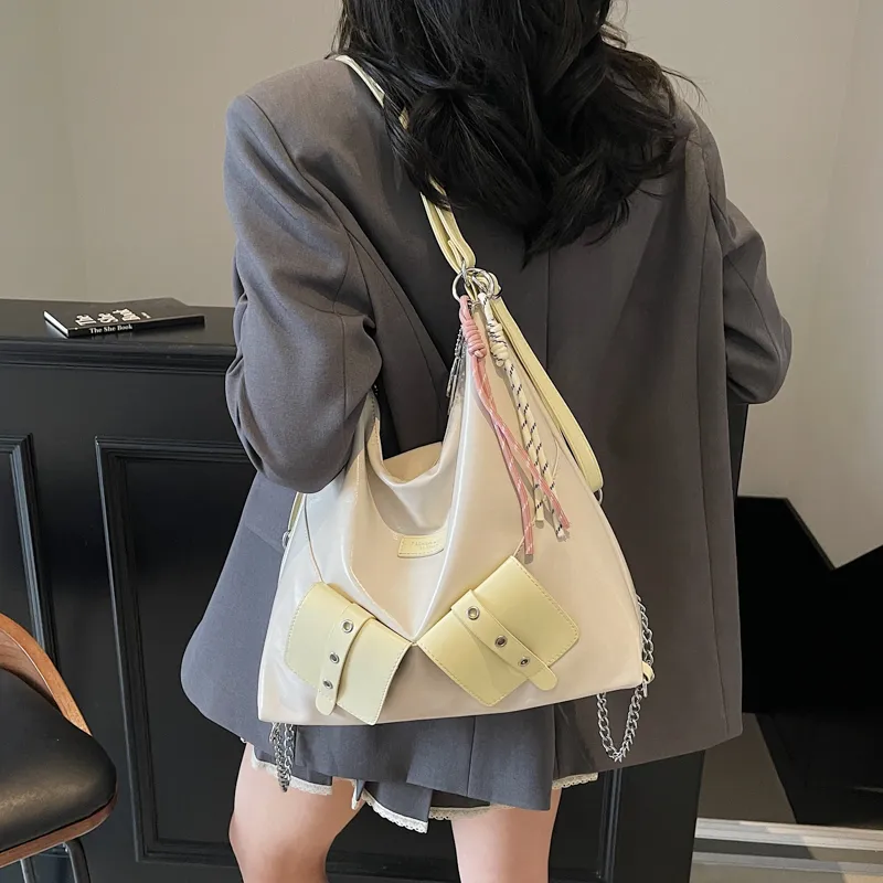 Morellybear PU Shoulder Bag Women's Multicolor-13