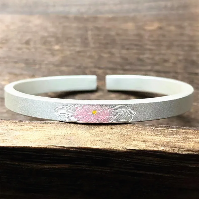 Centennial Chuanqi Pure Silver 999.9 Bangles Women's-1