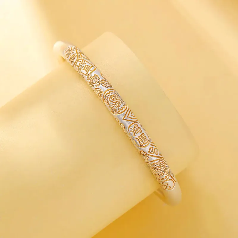 Centennial Chuanqi Pure Silver 999.9 Bangles Unisex-6