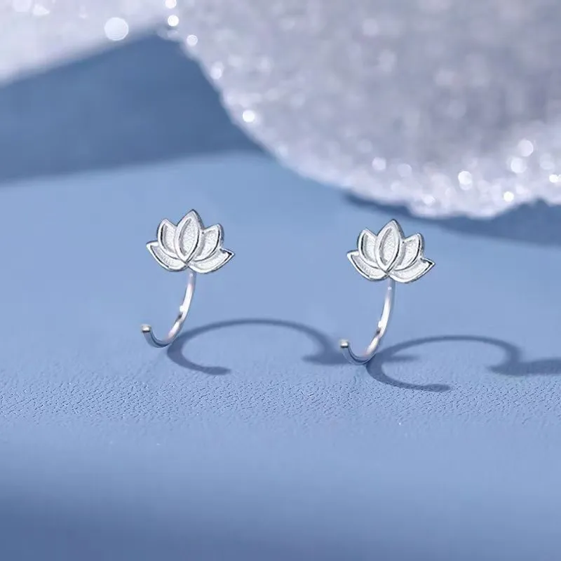 Centennial Chuanqi 999 Fine Silver Stud Earrings Women's-1
