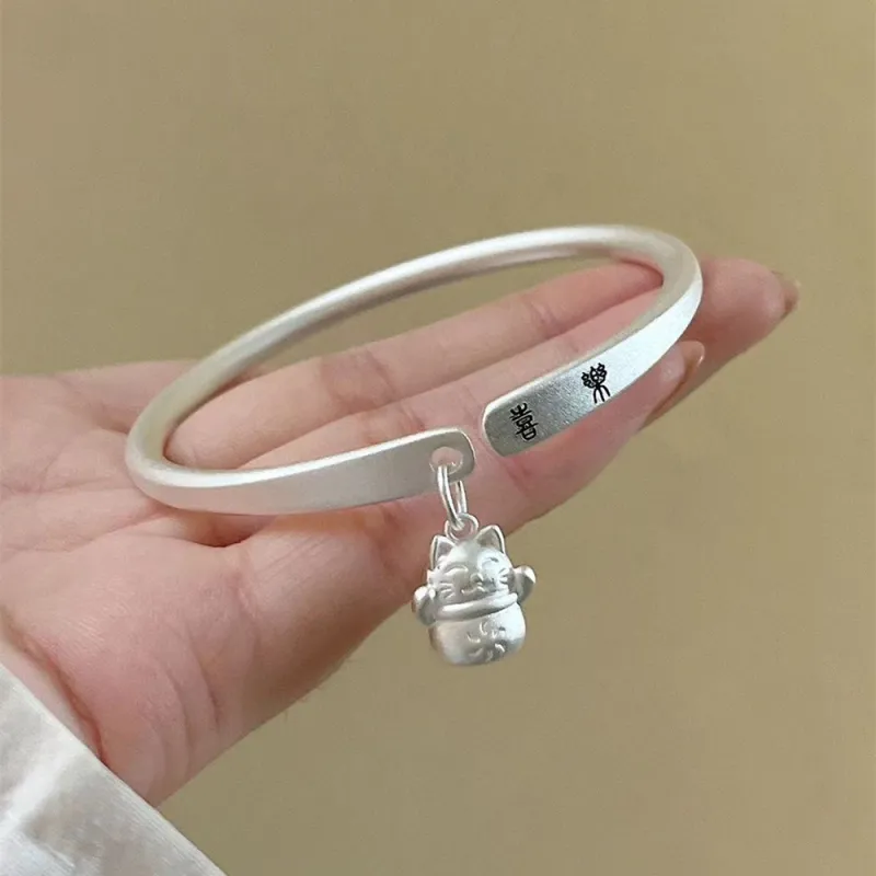 Centennial Chuanqi 999 Fine Silver Bangles Women's-1