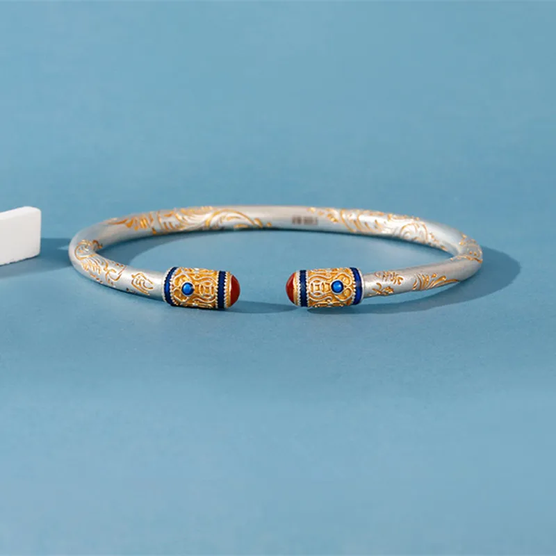 Centennial Chuanqi Pure Silver 999.9 Bangles Women's-2