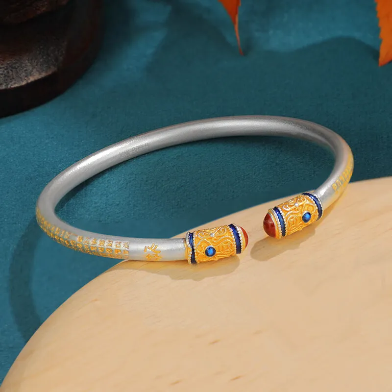 Centennial Chuanqi Pure Silver 999.9 Bangles Women's-1