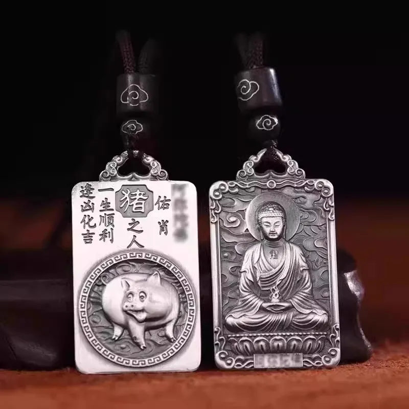 Centennial Chuanqi 999 Fine Silver Pendants Unisex-23