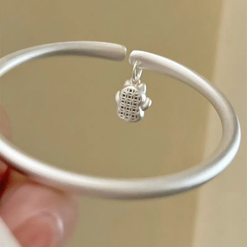 Centennial Chuanqi 999 Fine Silver Bangles Women's-2
