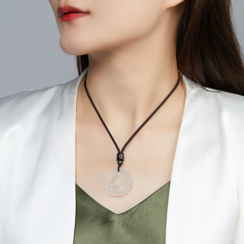 Centennial Chuanqi Chalcedony Jade Pendants Unisex-2