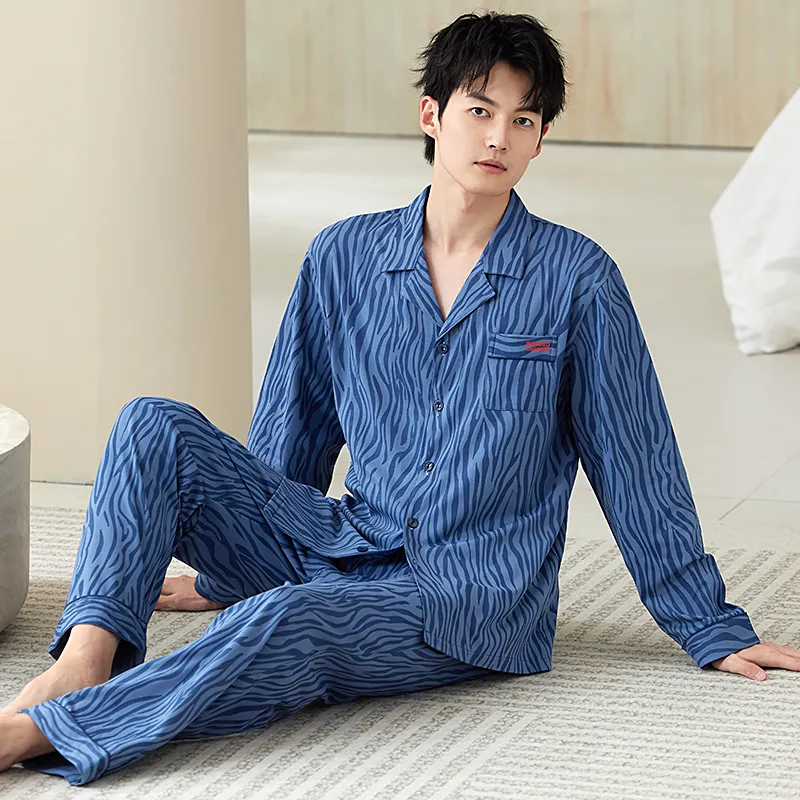 Floating Light Islands Pajama Set Men's-2