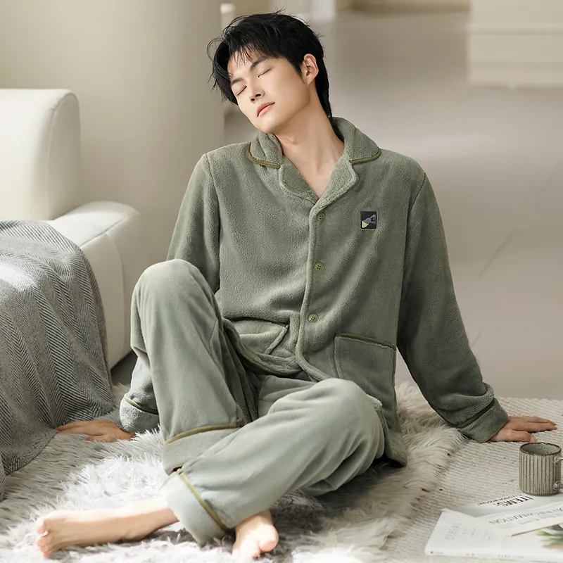 Floating Light Islands Pajama Set Men's-1