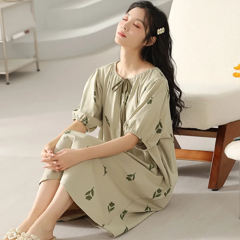 Floating Light Islands Nightgown Women's-5