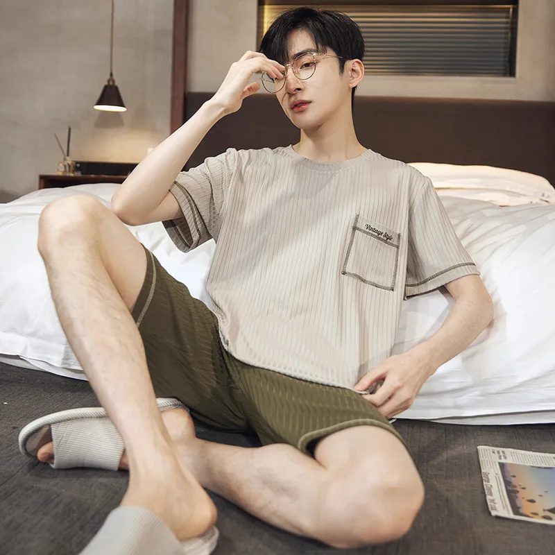 Floating Light Islands Pajama Set Men's-4