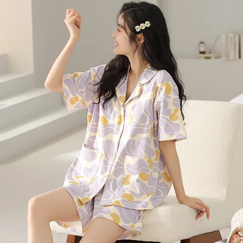 Floating Light Islands Pajama Set Women's Box Multicolor-1