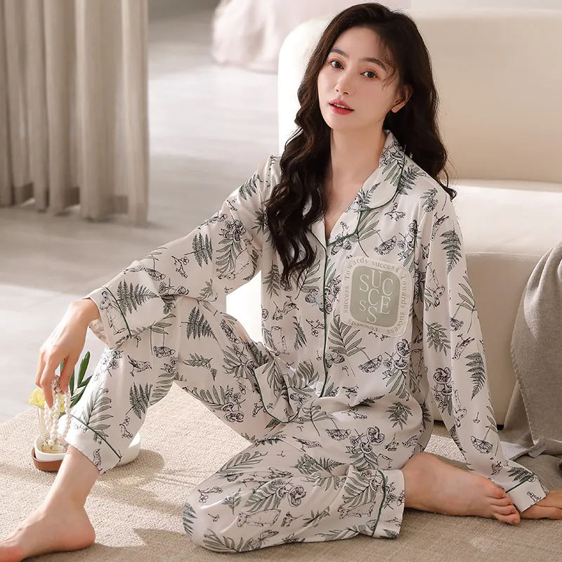 Floating Light Islands Pajama Set Women's Gift Box Set Multicolor-1