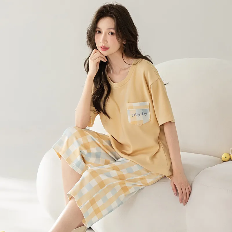 Floating Light Islands Pajama Set Women's-6