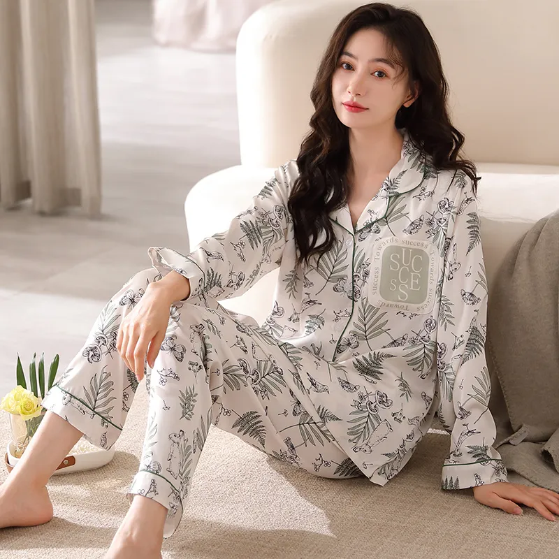 Floating Light Islands Pajama Set Women's Gift Box Set Multicolor-5