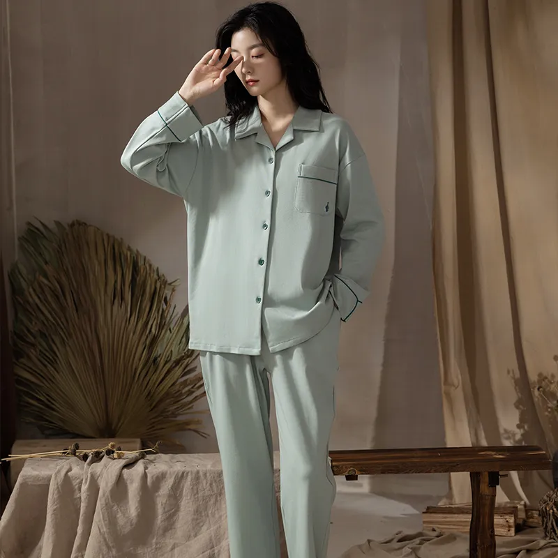 Floating Light Islands Pajama Set Women's Box Gray-7