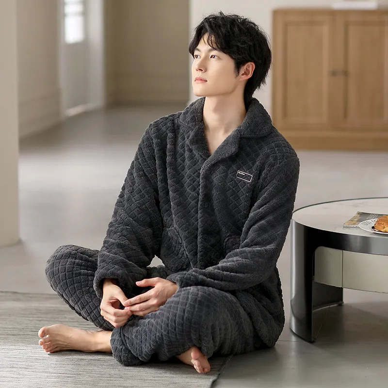 Floating Light Islands Pajama Set Men's-2