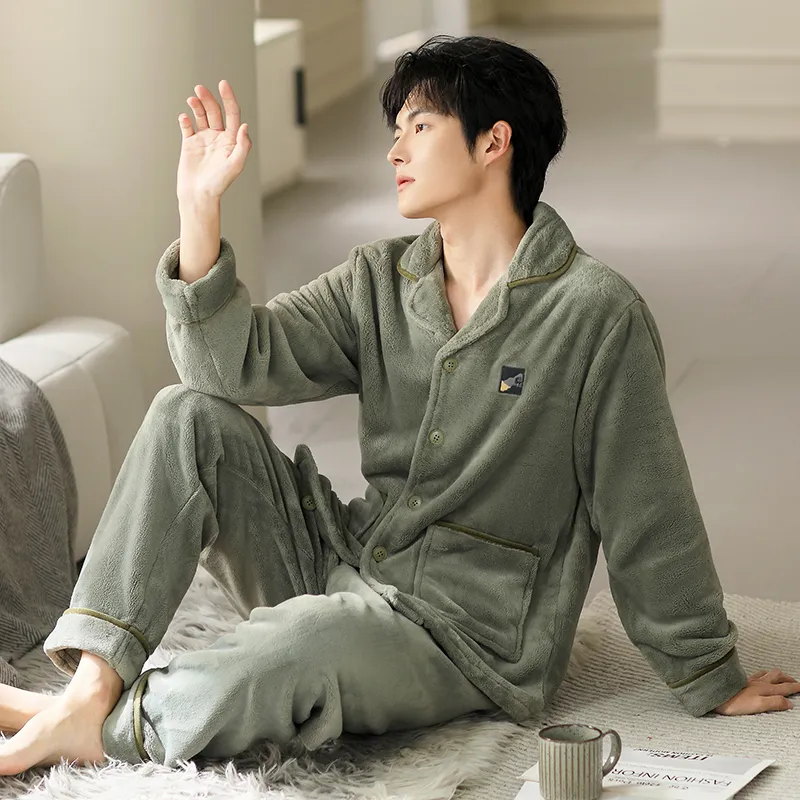 Floating Light Islands Pajama Set Men's-4