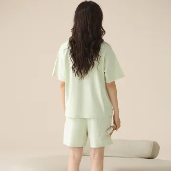 Floating Light Islands Pajama Set Women's Box Mint Green