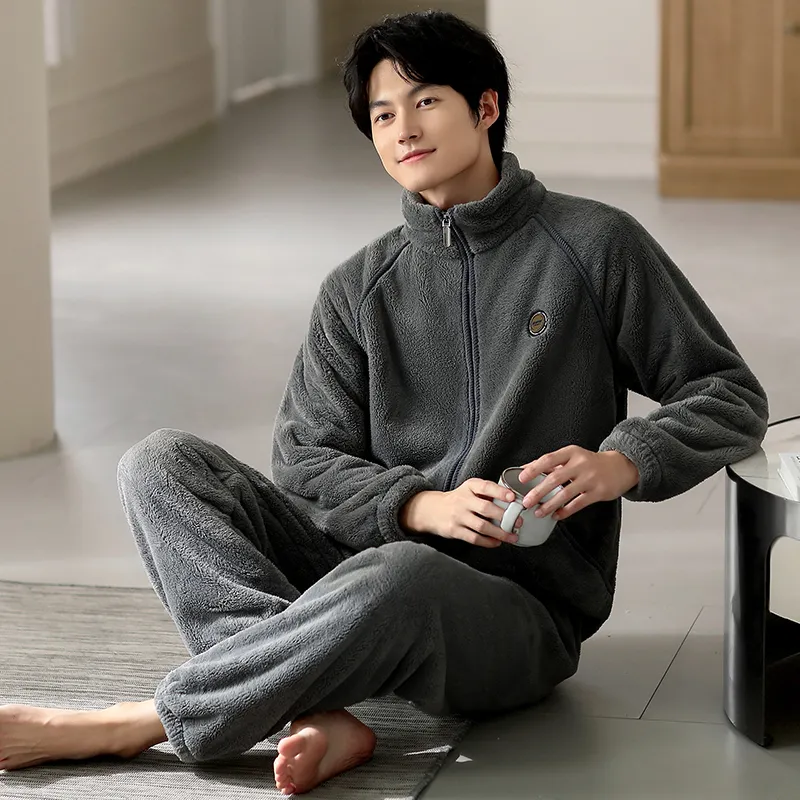 Floating Light Islands Pajama Set Men's-5