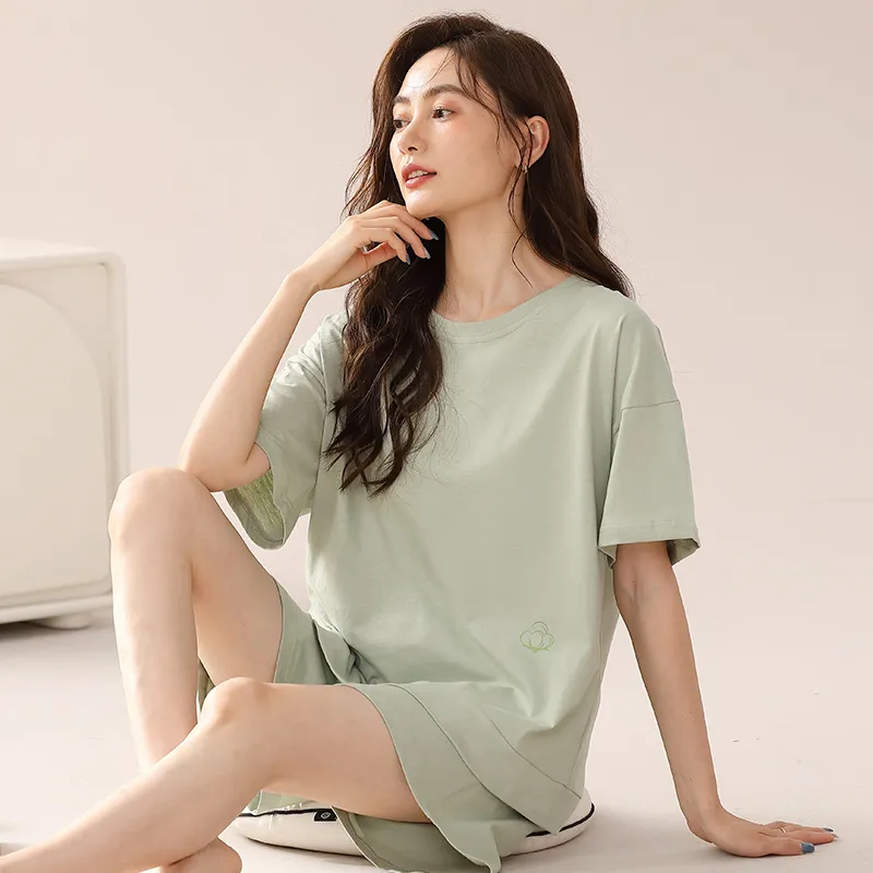 Floating Light Islands Pajama Set Women's Gift Box Set Azure-9