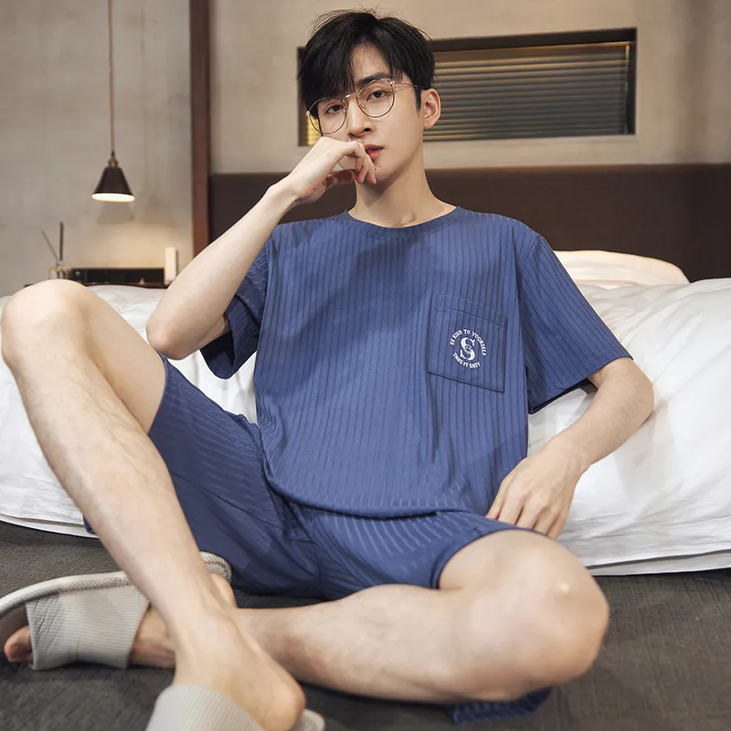 Floating Light Islands Pajama Set Men's-5