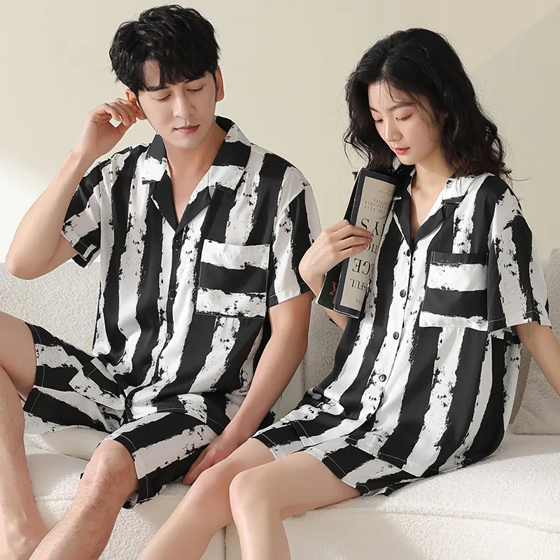 Floating Light Islands Pajama Set Unisex Gift Box Set Black-3