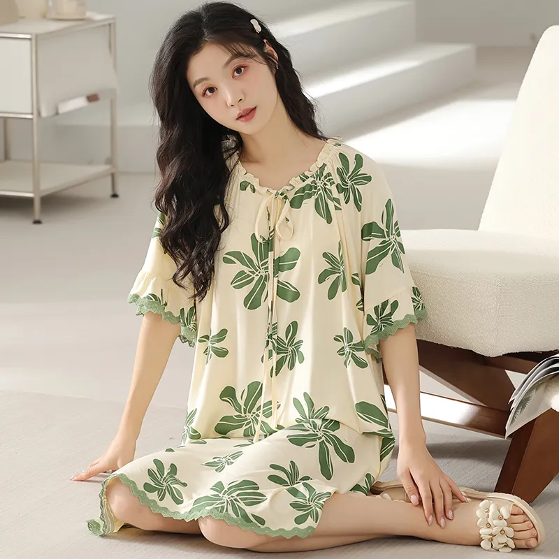 Floating Light Islands Nightgown Women's-5