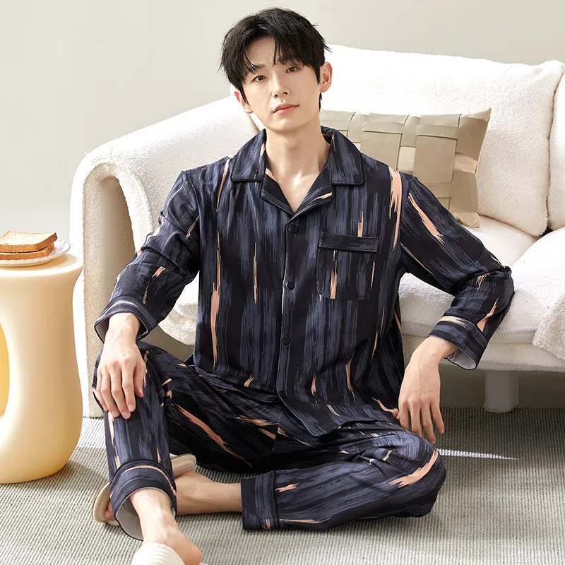 Floating Light Islands Pajama Set Men's-4