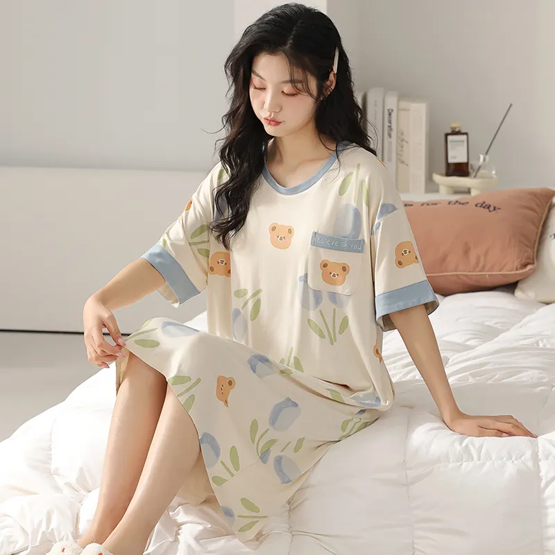 Floating Light Islands Nightgown Women's-4