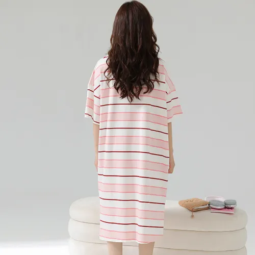 Floating Light Islands Nightgown Women's Gift Box Set Pink White