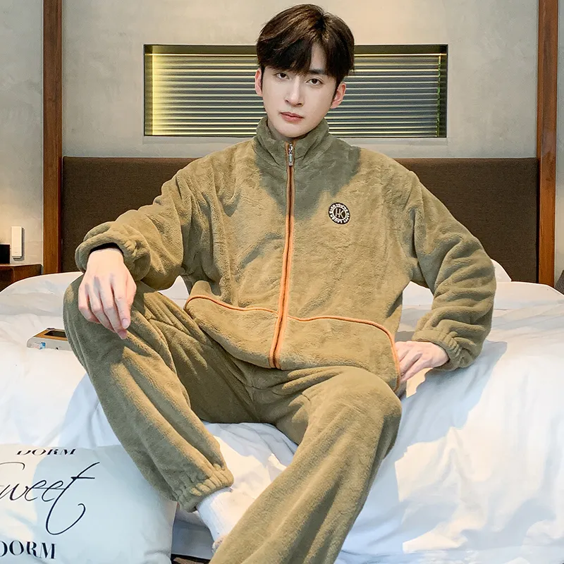 Floating light islands Men Pajama Sets-1
