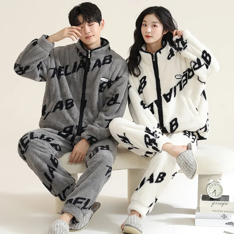 Floating light islands Unisex Pajama Sets-1